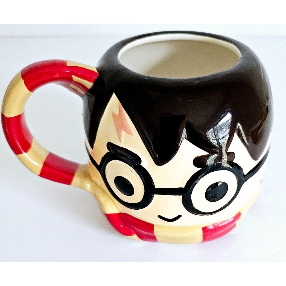 Harry Potter Figural Ceramic Coffee Mug 3D Sculpted Gryffindor Scarf Seven2